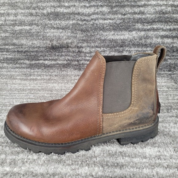 Sorel Mens 11.5 Waterproof‎ Brown Leather Chelsea Boots main image 7